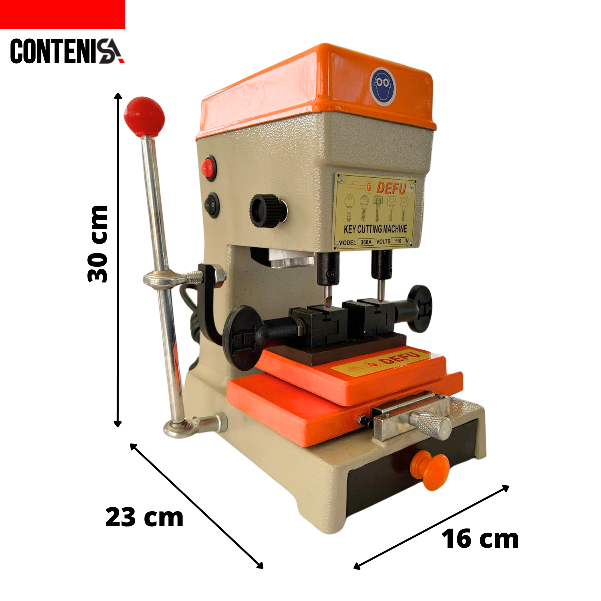 Máquina para duplicar llaves de vehículos