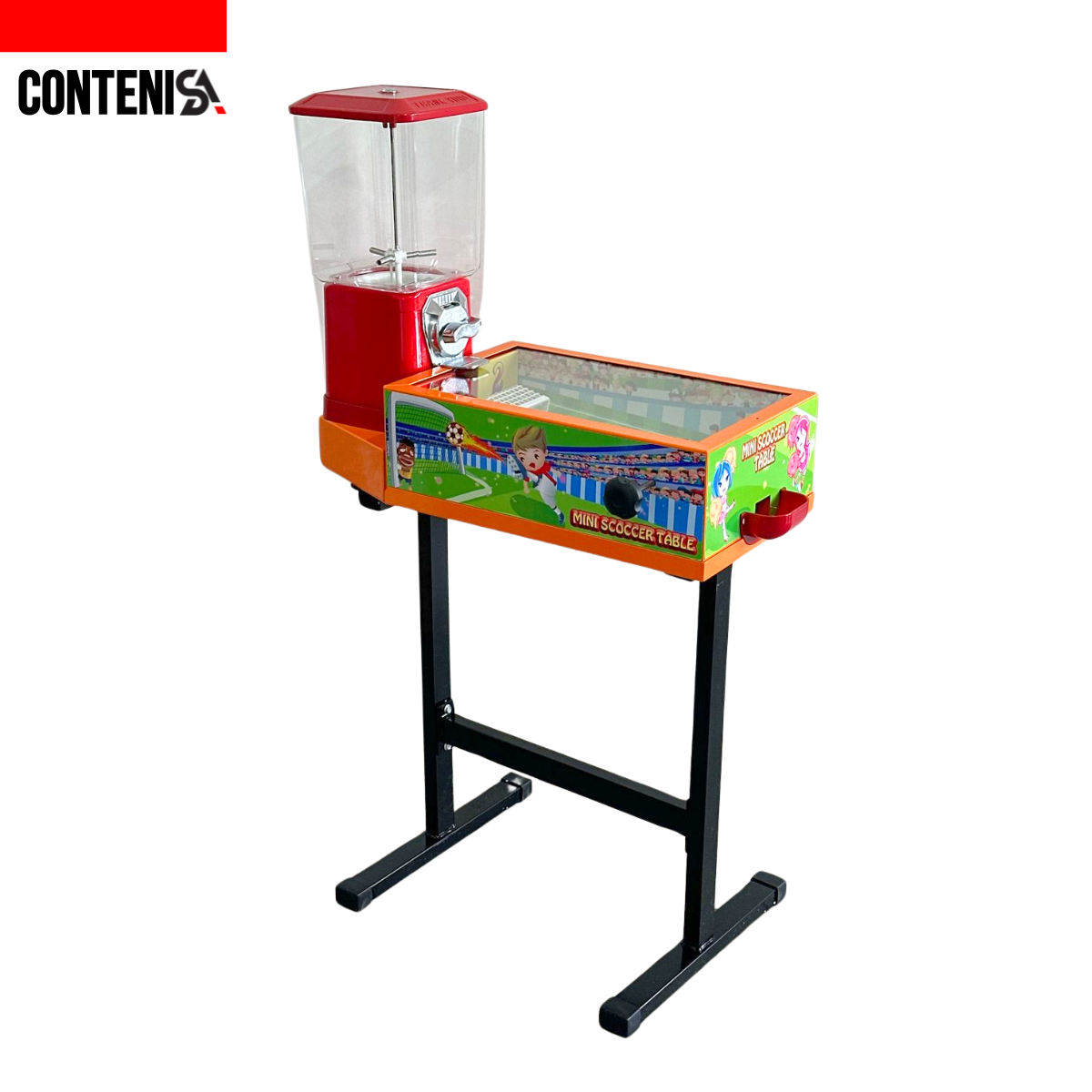 Dispensador de chicles de futbolito
