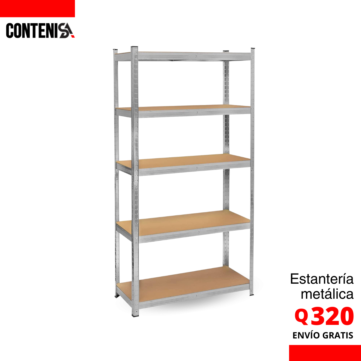 Estantería de 5 divisiones