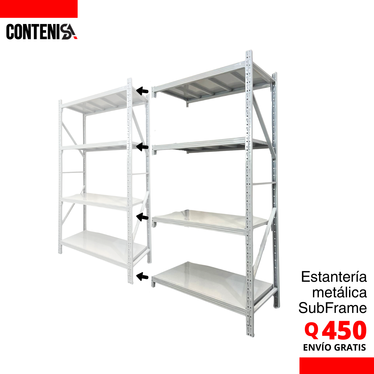 Estantería metálica SubFrame