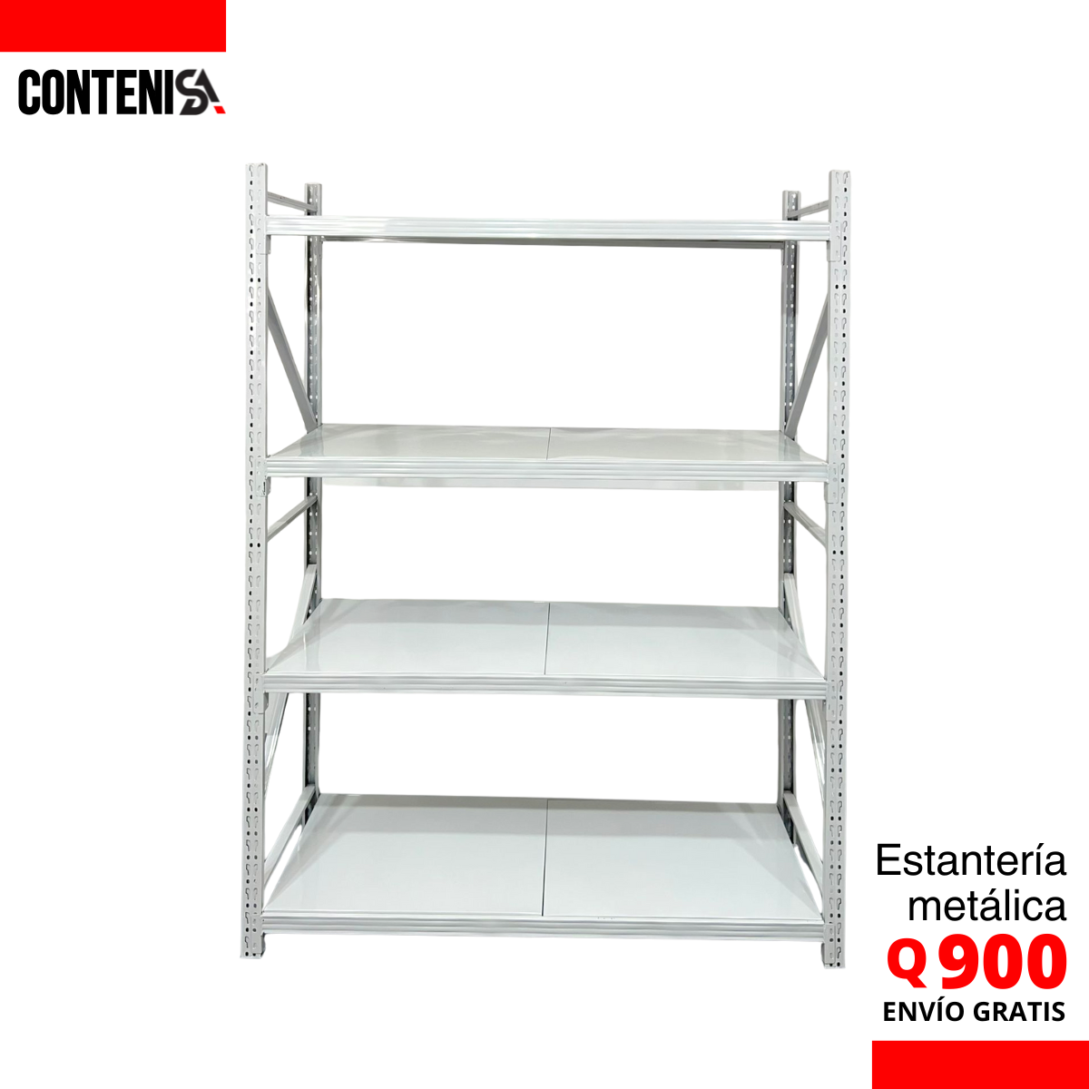 Estantería metálica mediana R1.5M