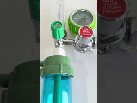 Regulador de oxígeno con flujómetro y humificador