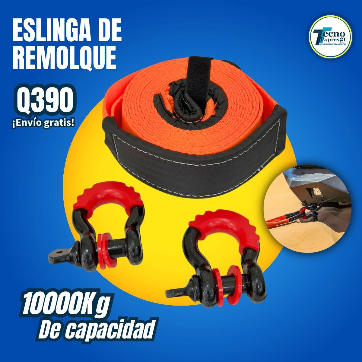Eslinga de remolque 10T