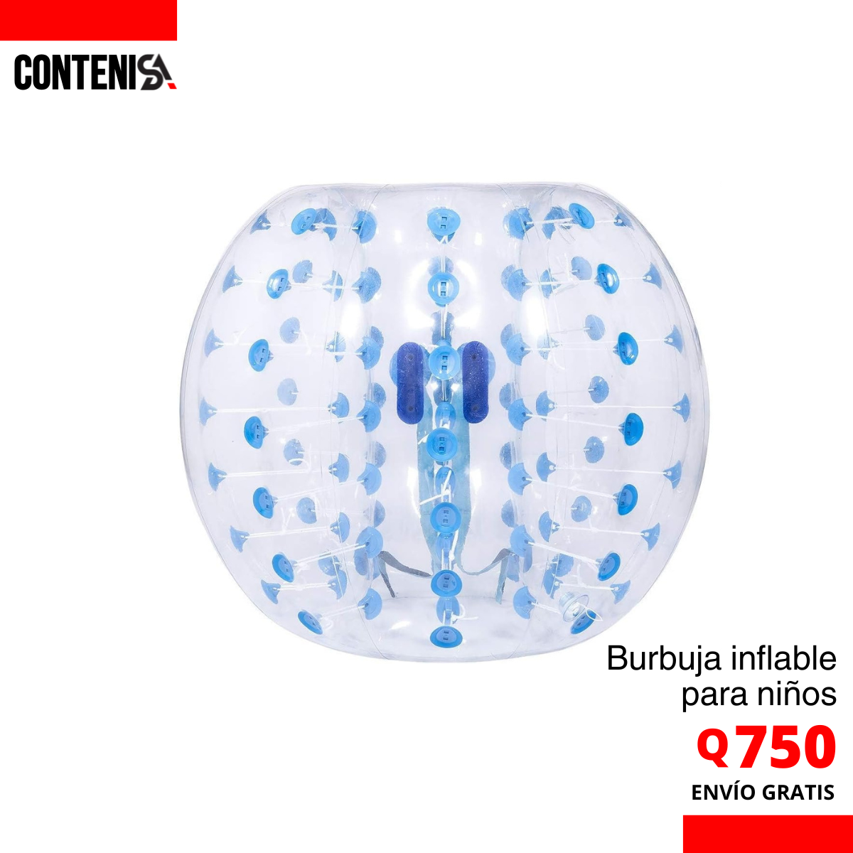 Burbuja inflable para niños