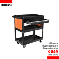 Carrito organizador de herramientas con gaveta