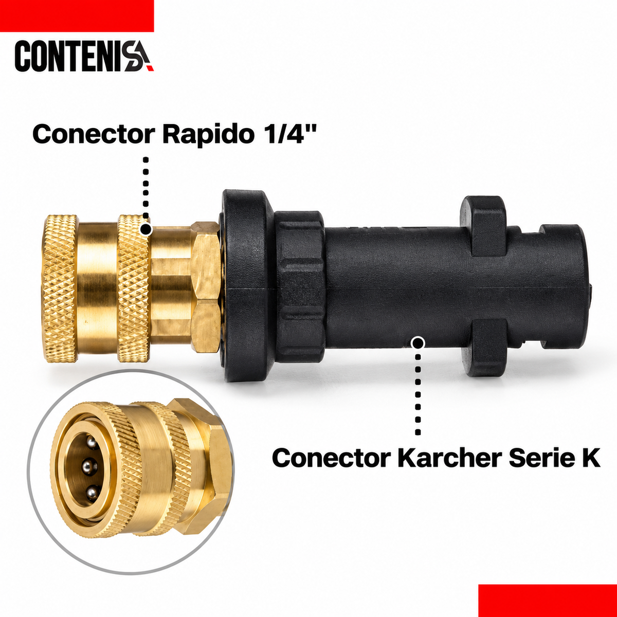 Adaptador hidrolavadora karcher