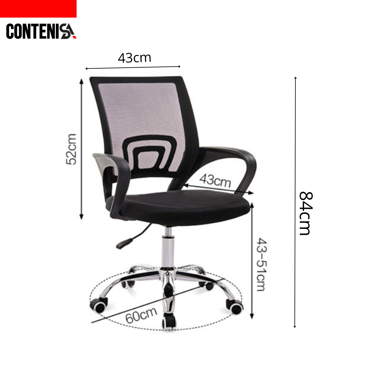 Silla secretarial