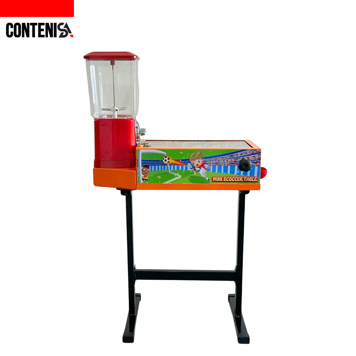 Dispensador de chicles de futbolito