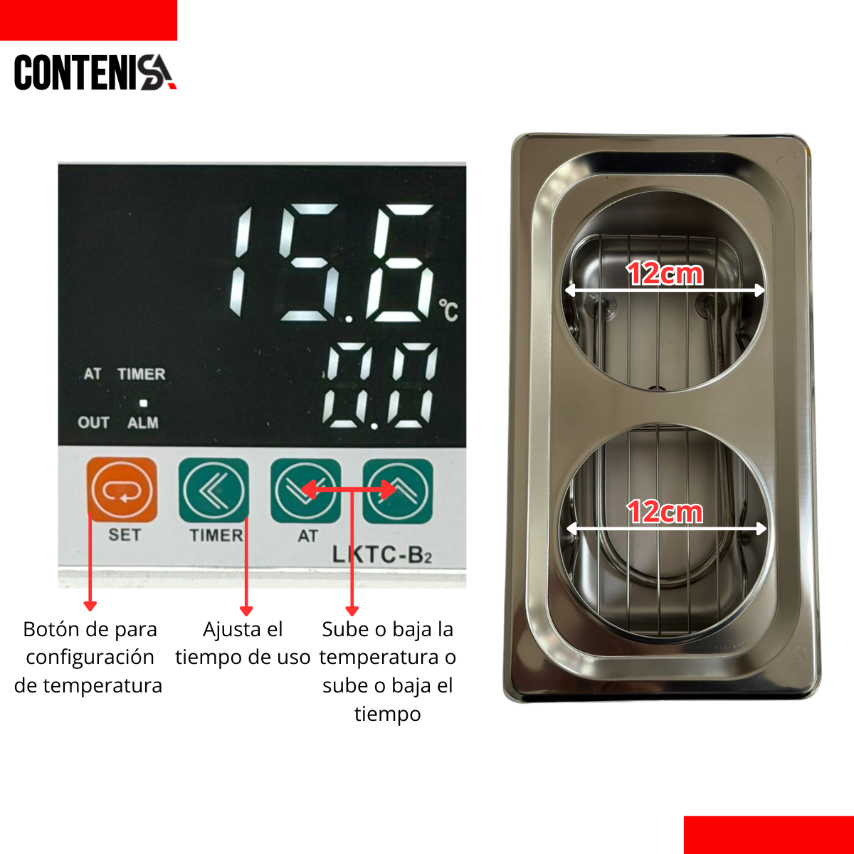 Calentador para laboratorio (Water Bath)