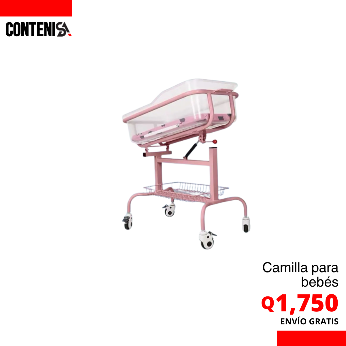 Cuna hospitalaria tubular