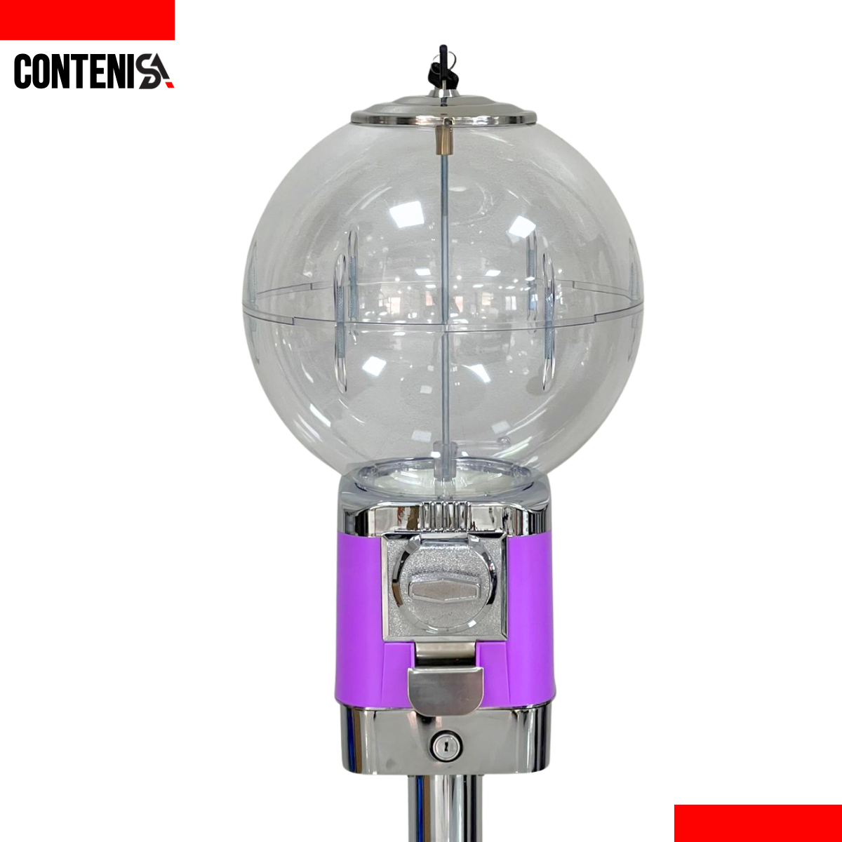 DISPENSADOR DE CHICLES (MORADO)