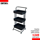 Carrito organizador para cocina