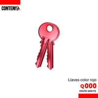 Llave color rojo
