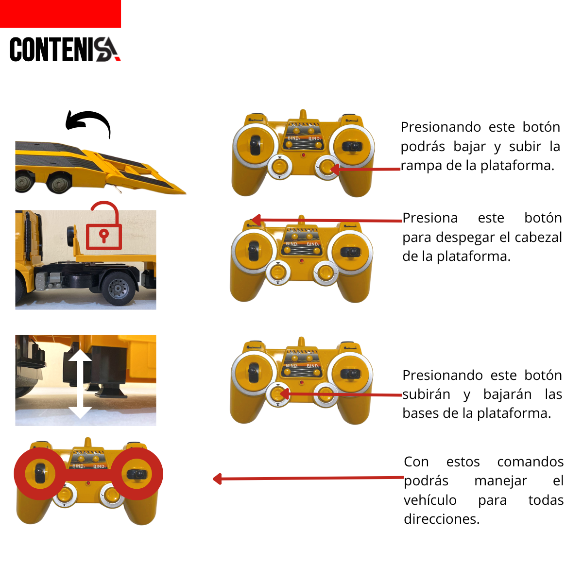 TRAILER A CONTROL REMOTO