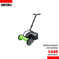 Desbrozadora con ruedas