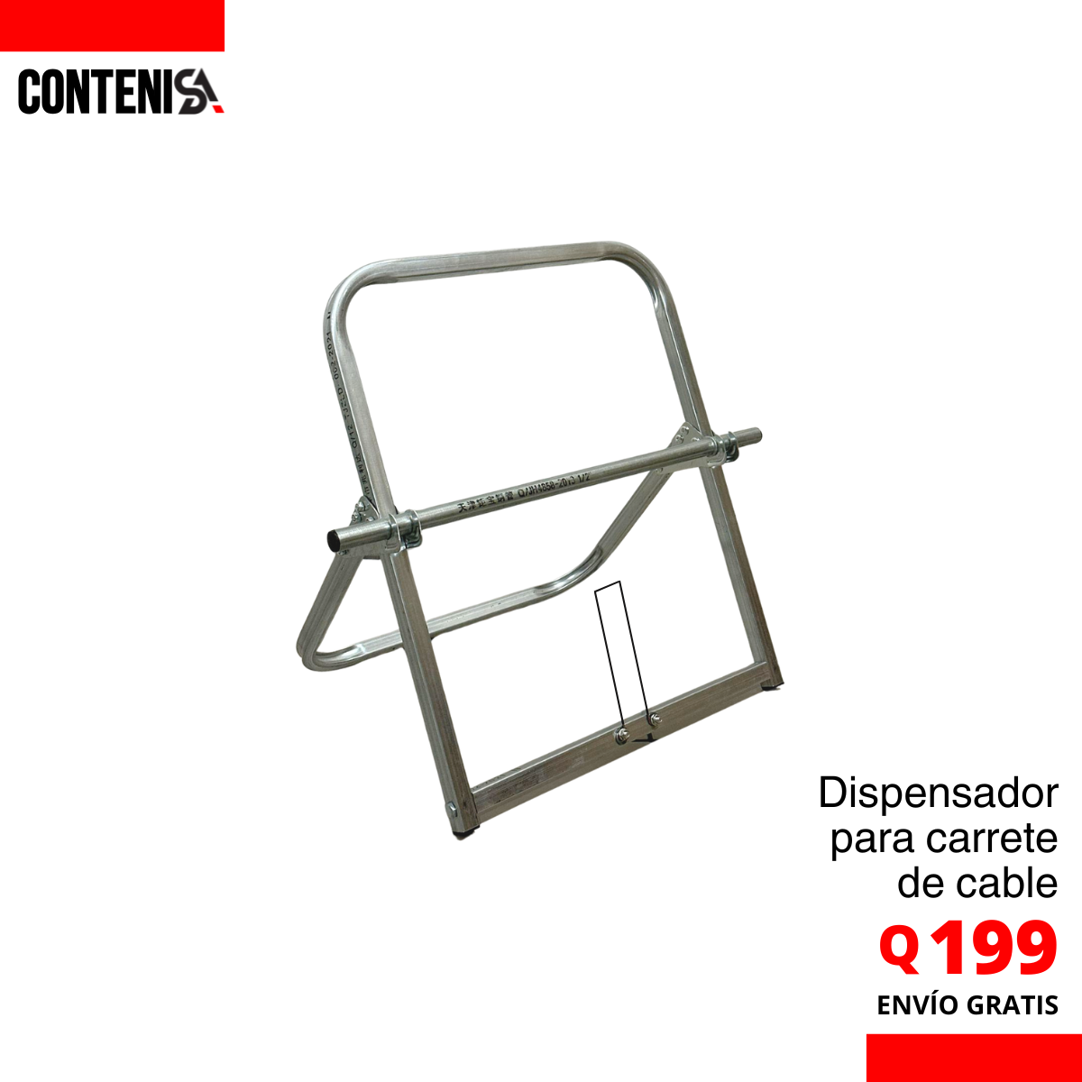 Dispensador para carrete de cable