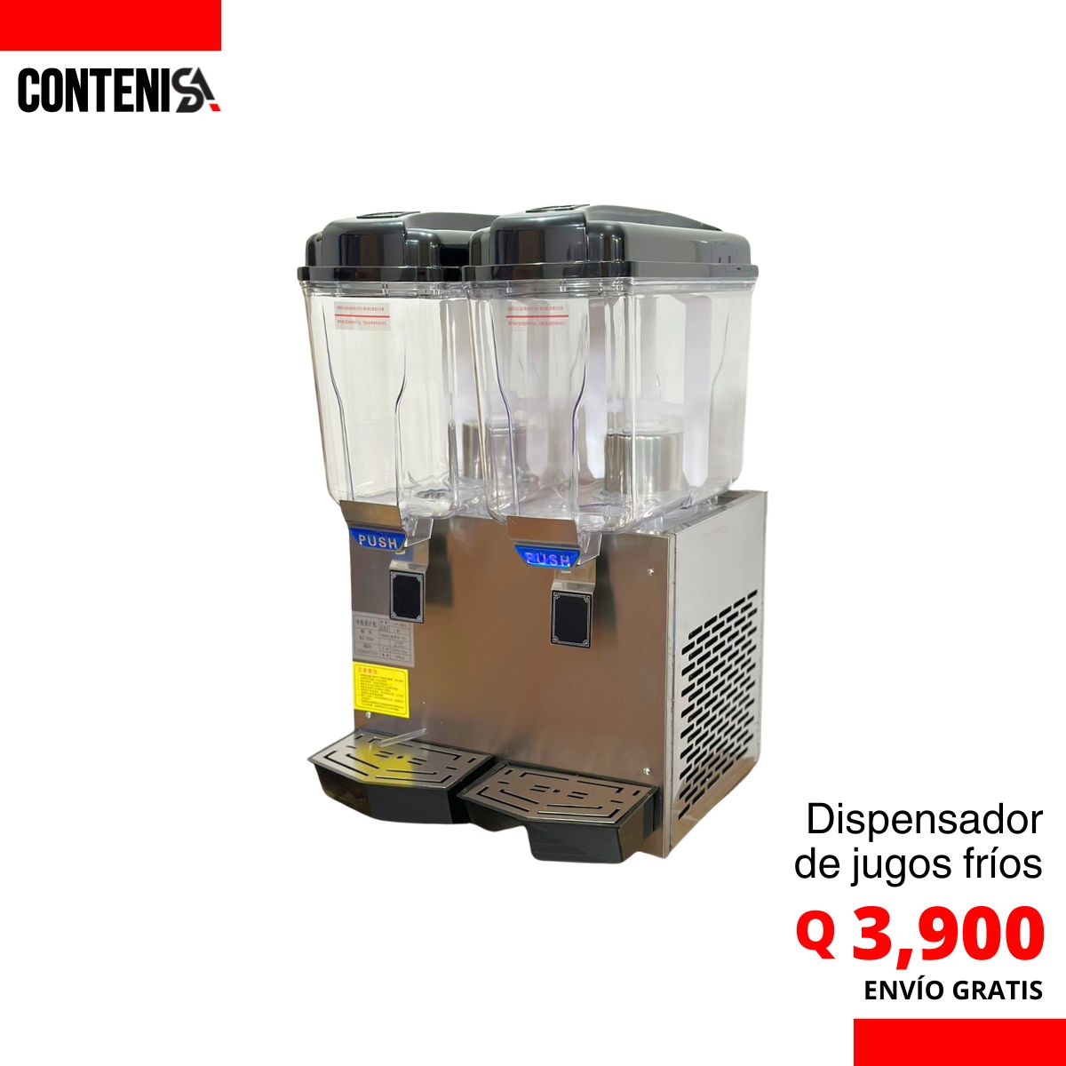 Dispensador de jugos fríos
