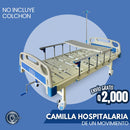 CAMILLA HOSPITALARIA SIN COLCHON 1 MOVIMIENTO