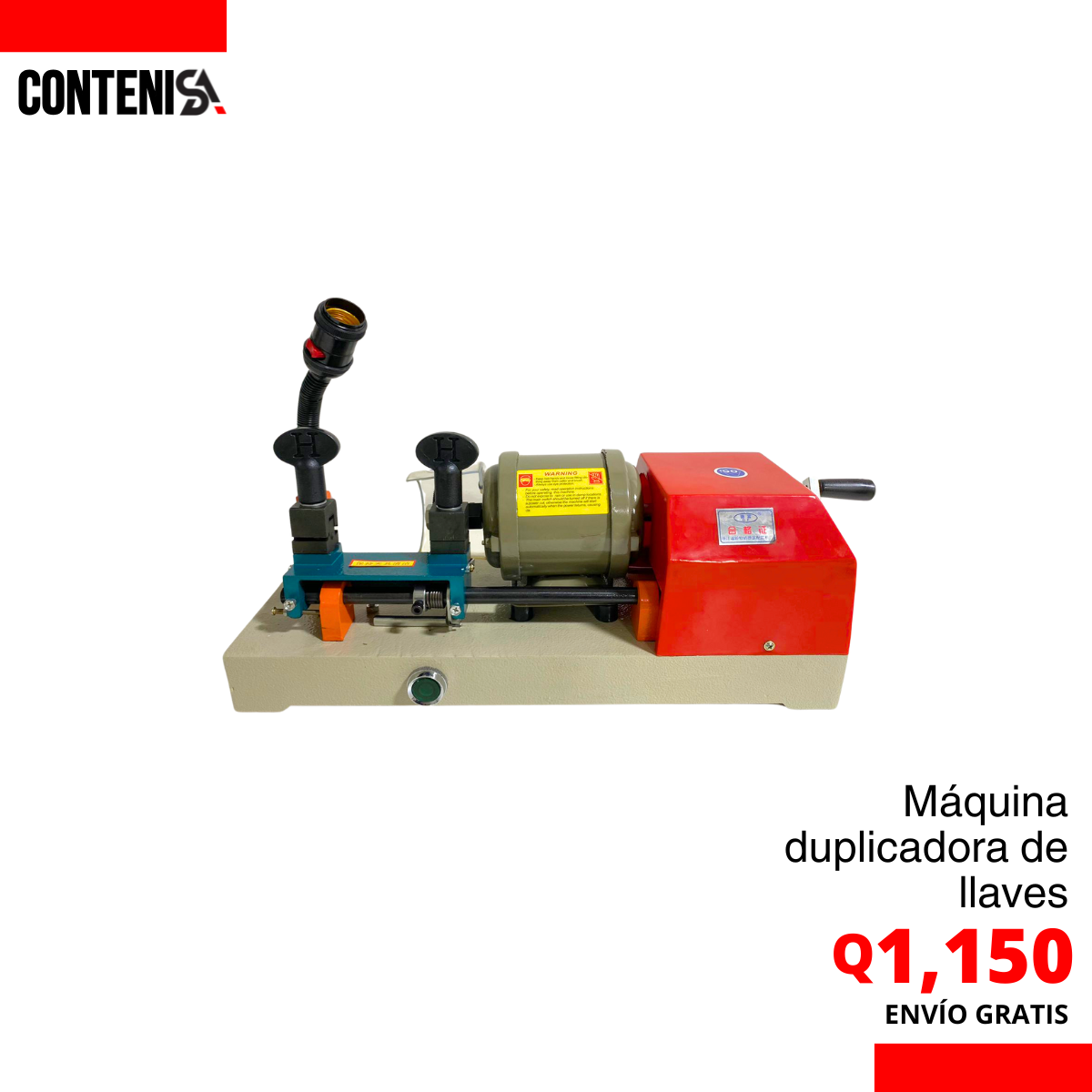 Máquina duplicadora de llaves