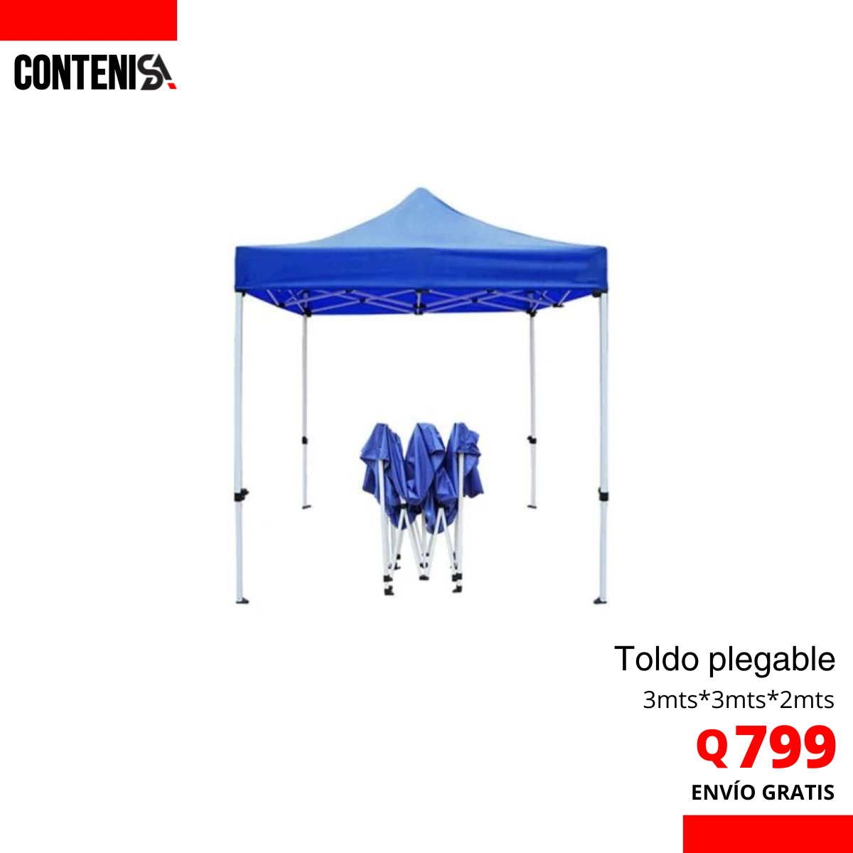 Toldo plegable