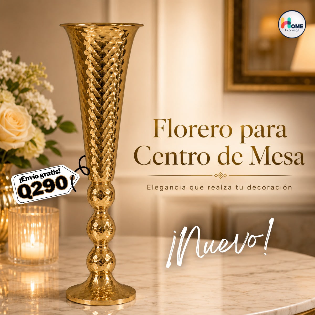 Florero tipo flauta (Mod13)