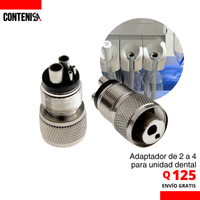 Adaptador de 2 a 4 para unidad dental