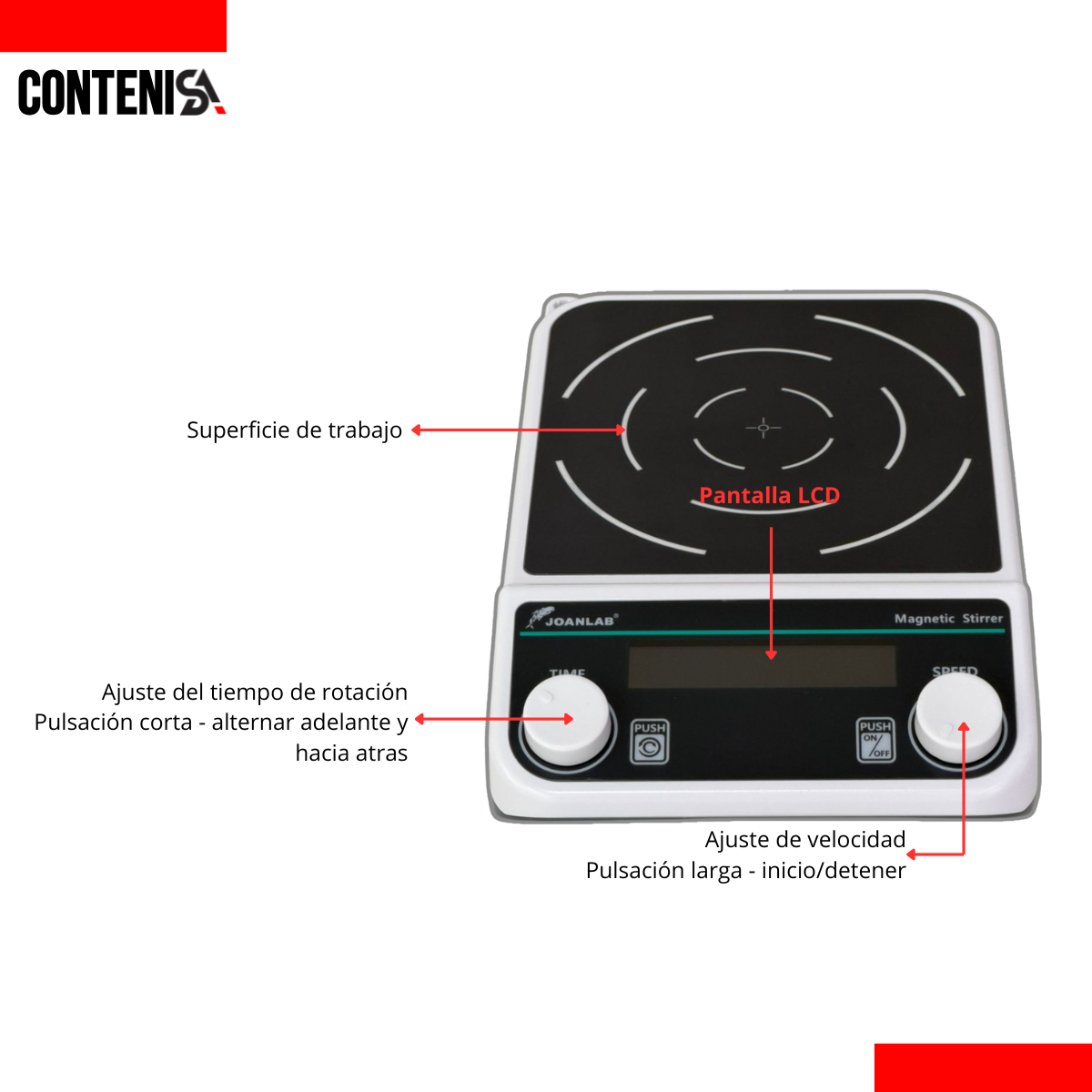 Agitador magnético (High Speed Magnetic Stirrer)