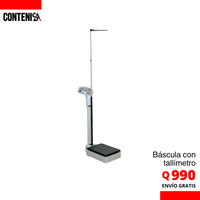 Báscula con tallímetro