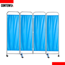 Biombo médico de cuatro cuerpos