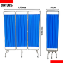 Biombo médico de tres cuerpos