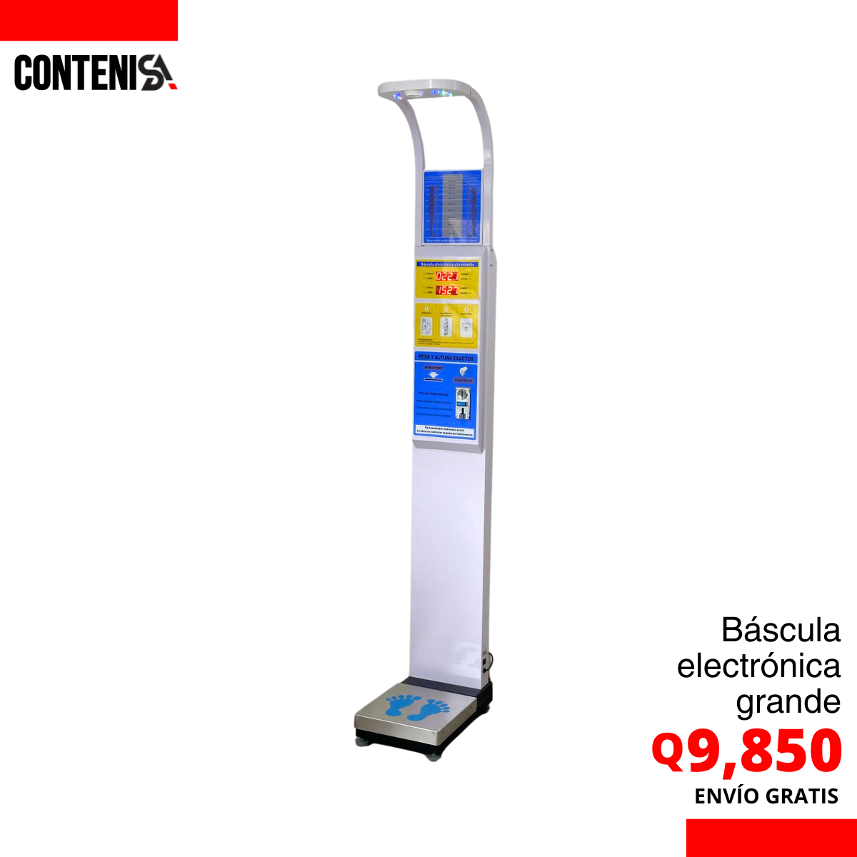 Báscula electrónica comercial grande