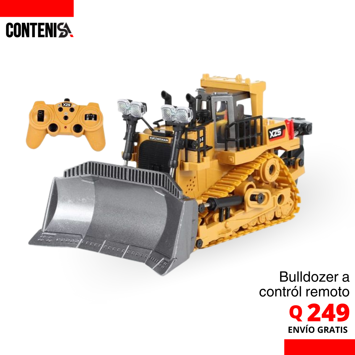 BULLDOZER A CONTROL REMOTO