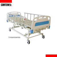 Cama eléctrica hospitalaria de tres movimientos