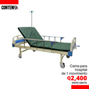 Cama para hospital de 1 movimiento