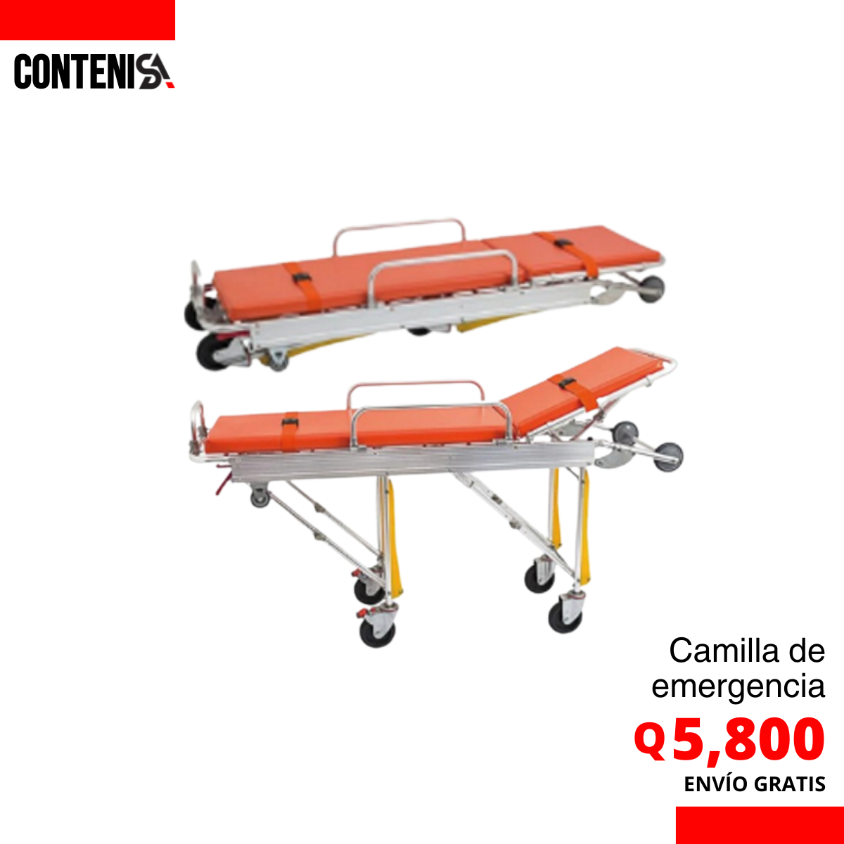 Camilla de emergencia