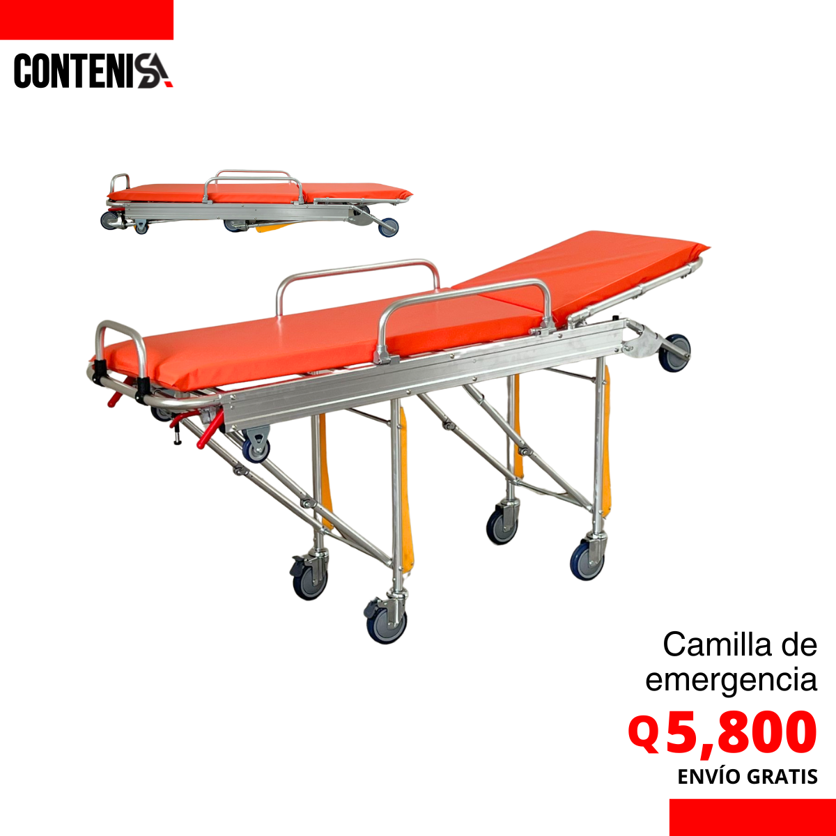 Camilla de emergencia