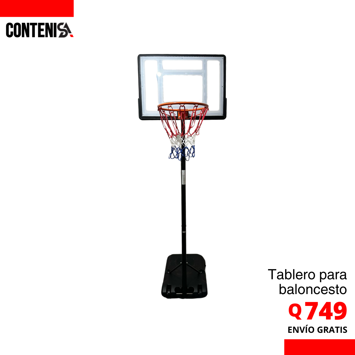 Tablero para baloncesto