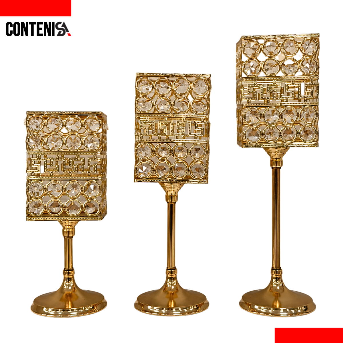 Set de candelabros tipo griego