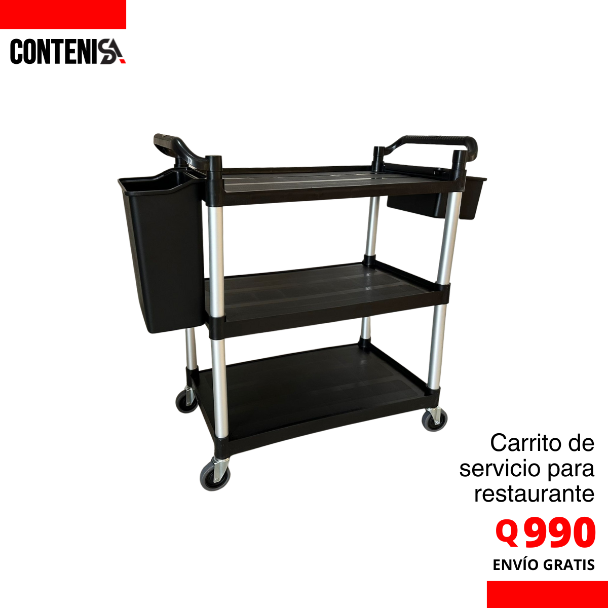 Carrito de Servicio para Restaurante