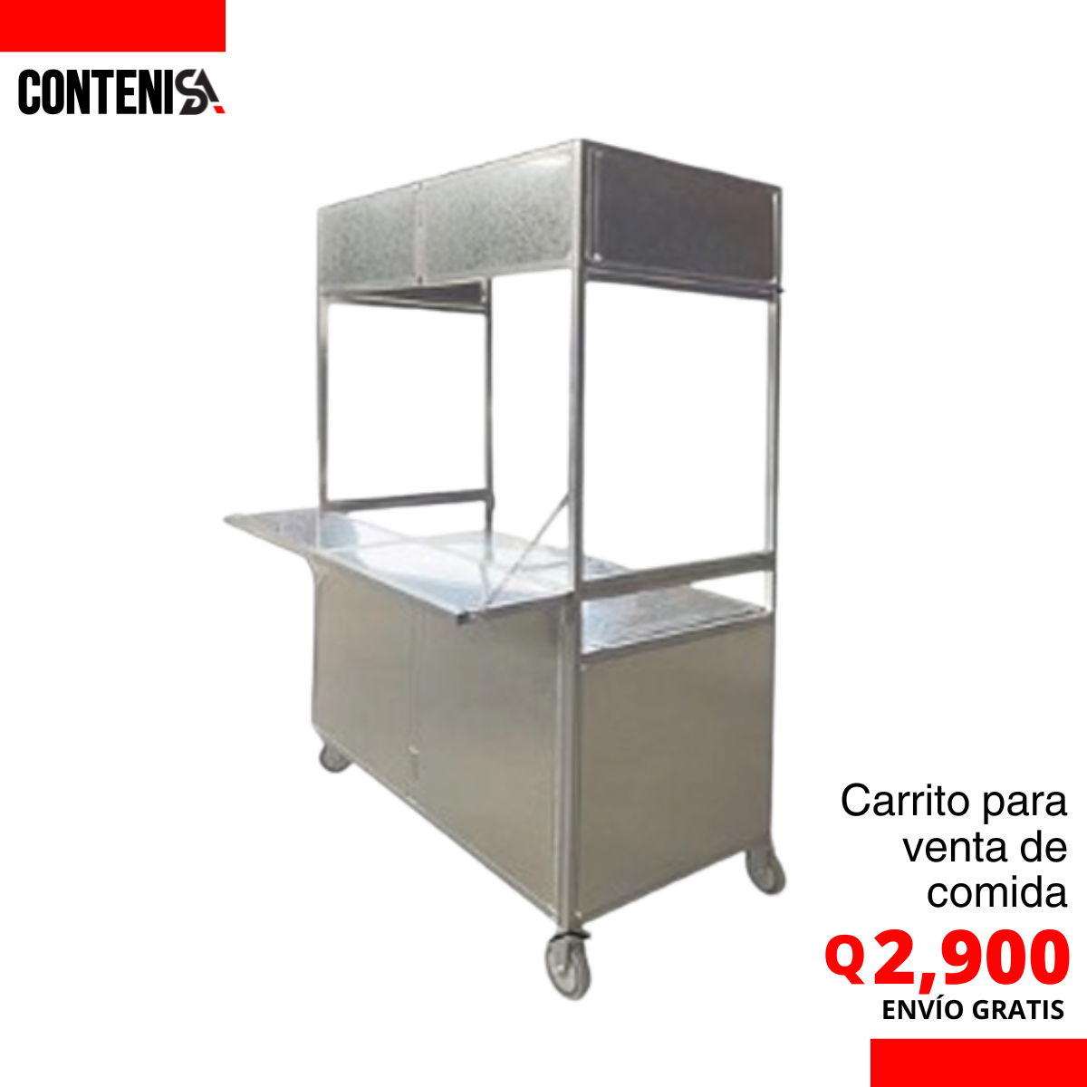 Carrito para vender alimentos