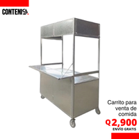 Carrito para vender alimentos