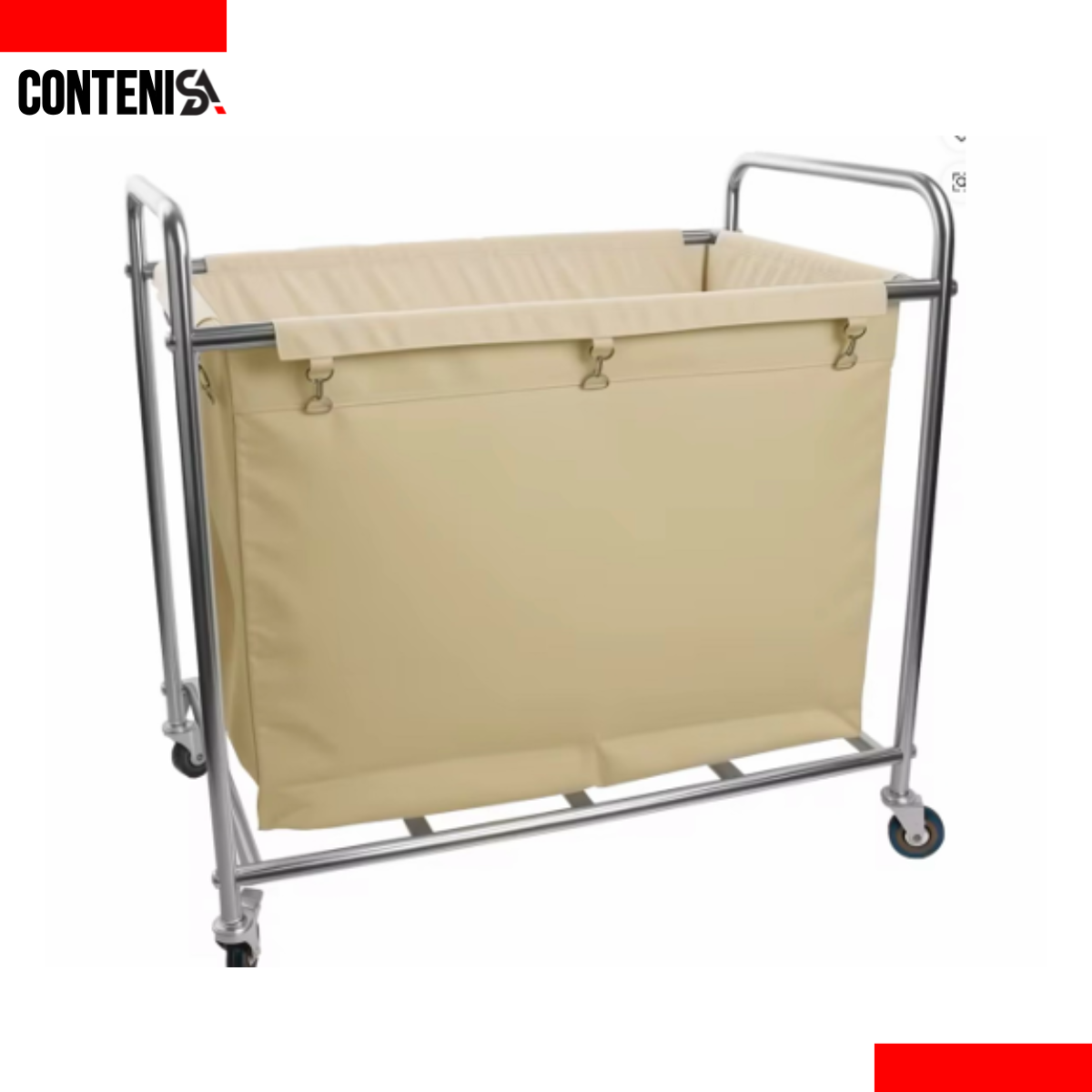 CESTO PARA ROPA CON RUEDAS