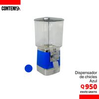 Dispensador individual de chicles AZUL