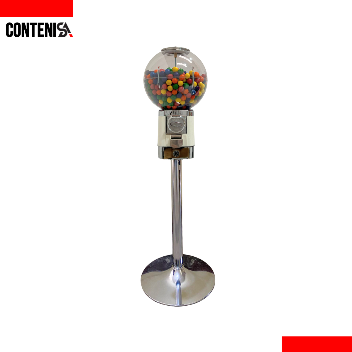Máquina dispensadora de Chicles (BLANCO)