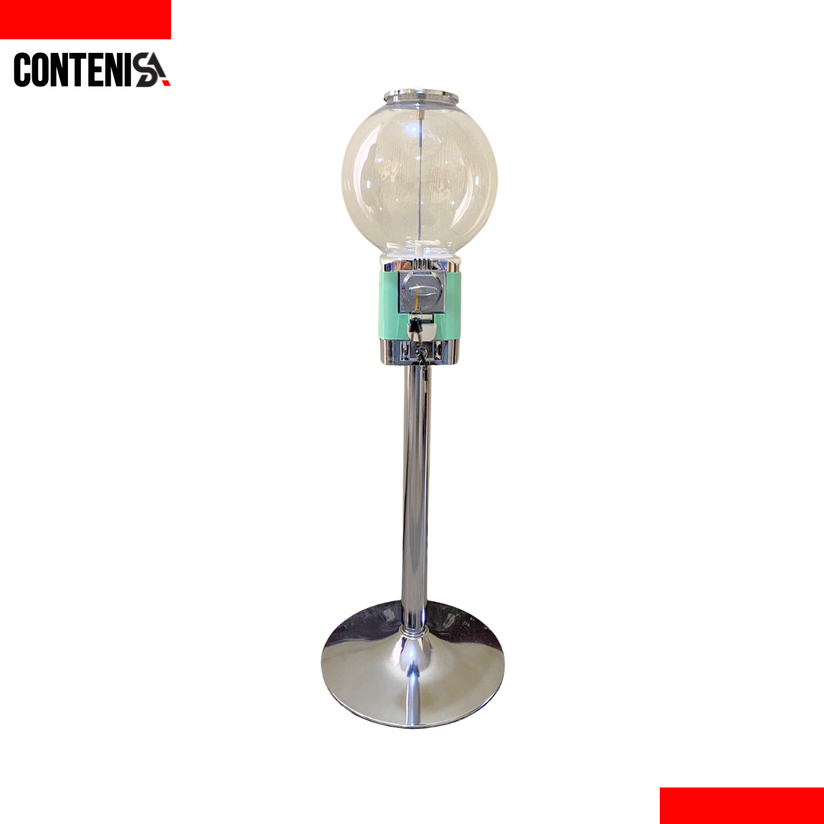 Máquina dispensadora de Chicles (verde menta)