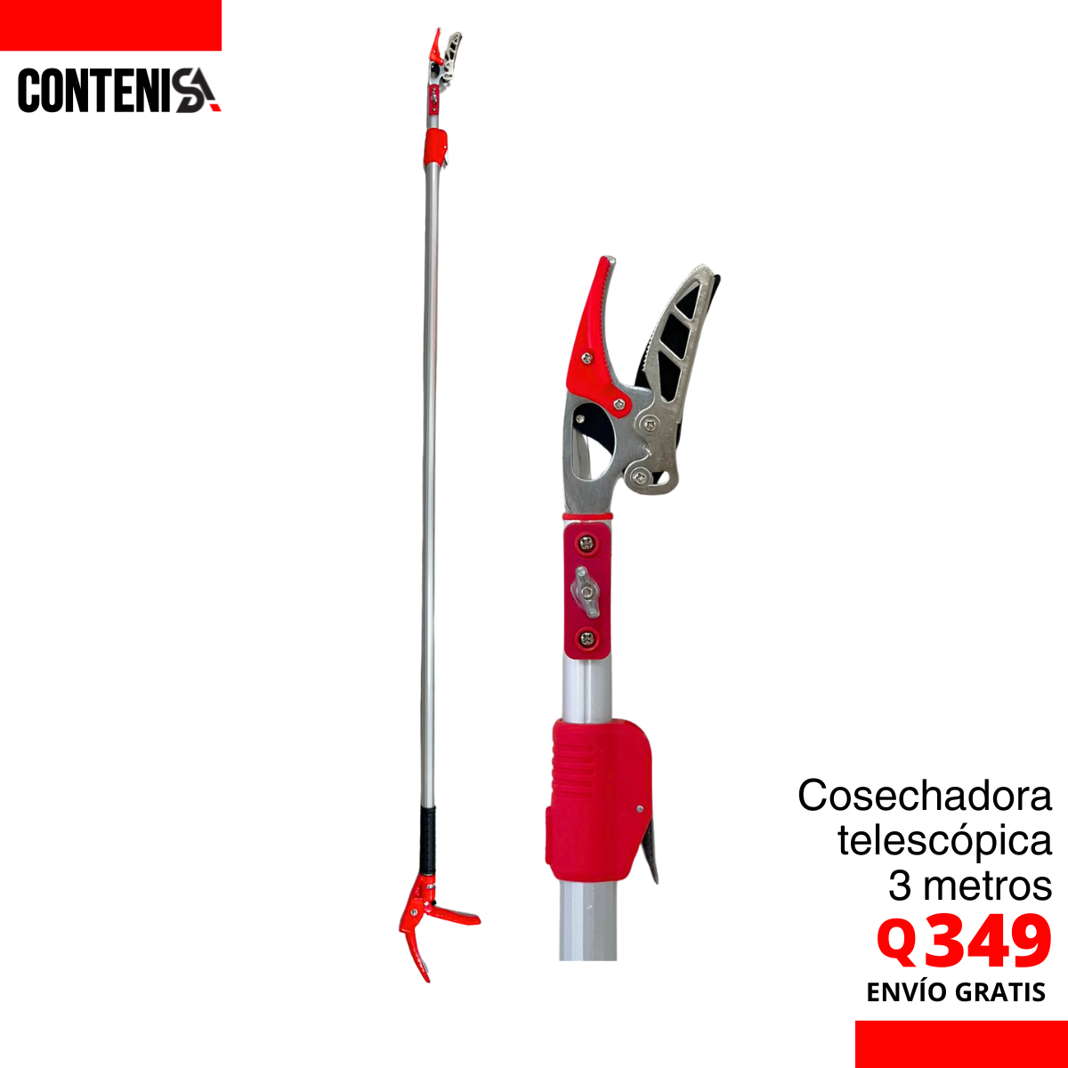 Cosechadora telescópica