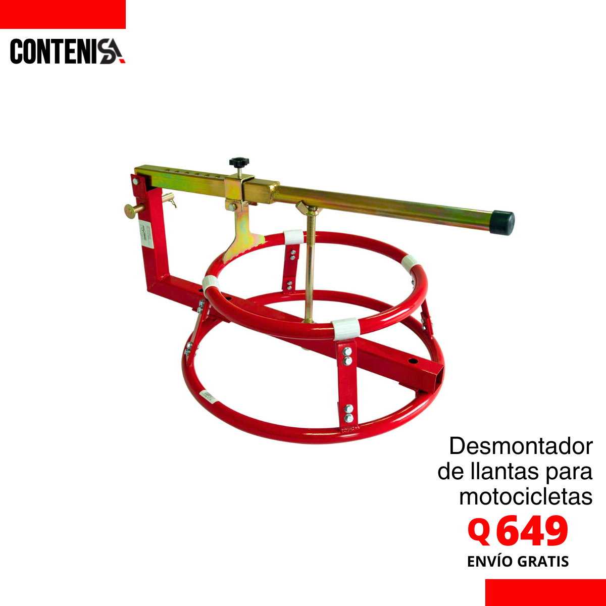 Desmontador de llantas para motocicletas
