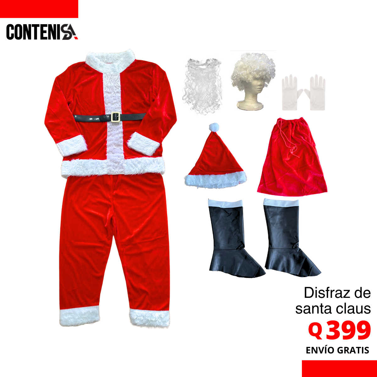 Disfraz de Santa Claus