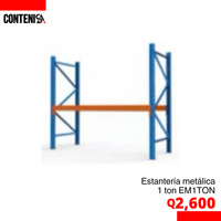 Estantería metálica 1 ton  EM1TON