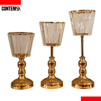 Set de candelabros tipo faroles